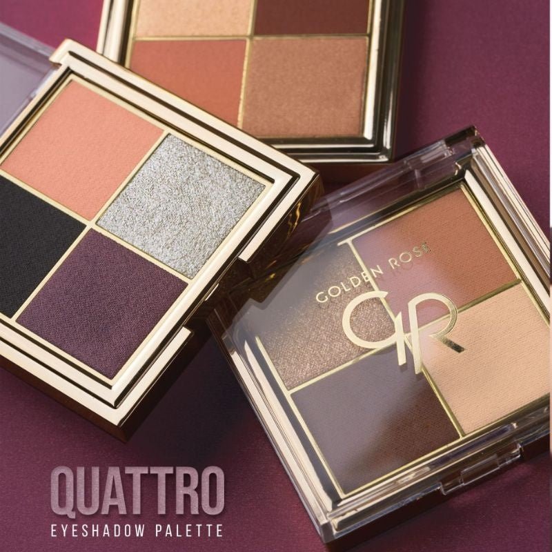 GR Quattro Eyeshadow Palette - KOOS • alles voor de kapper - Golden Rose - Oogschaduw