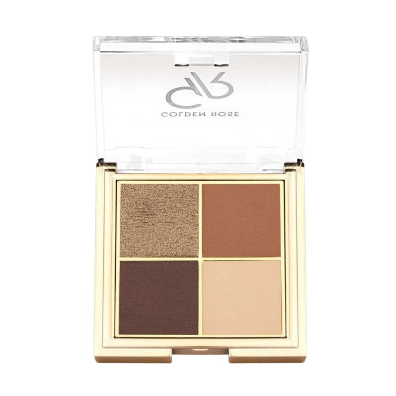 GR Quattro Eyeshadow Palette - KOOS • alles voor de kapper - Golden Rose - Oogschaduw