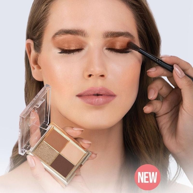 GR Quattro Eyeshadow Palette - KOOS • alles voor de kapper - Golden Rose - Oogschaduw