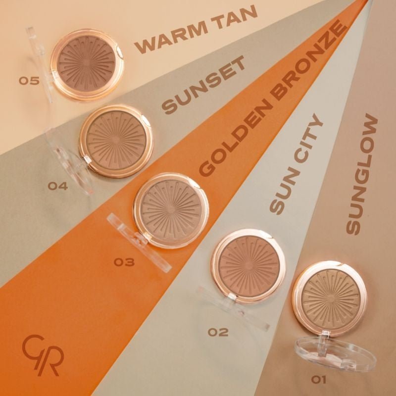 GR Sun Bright Bronzer Powder - KOOS • alles voor de kapper - Golden Rose - Powders