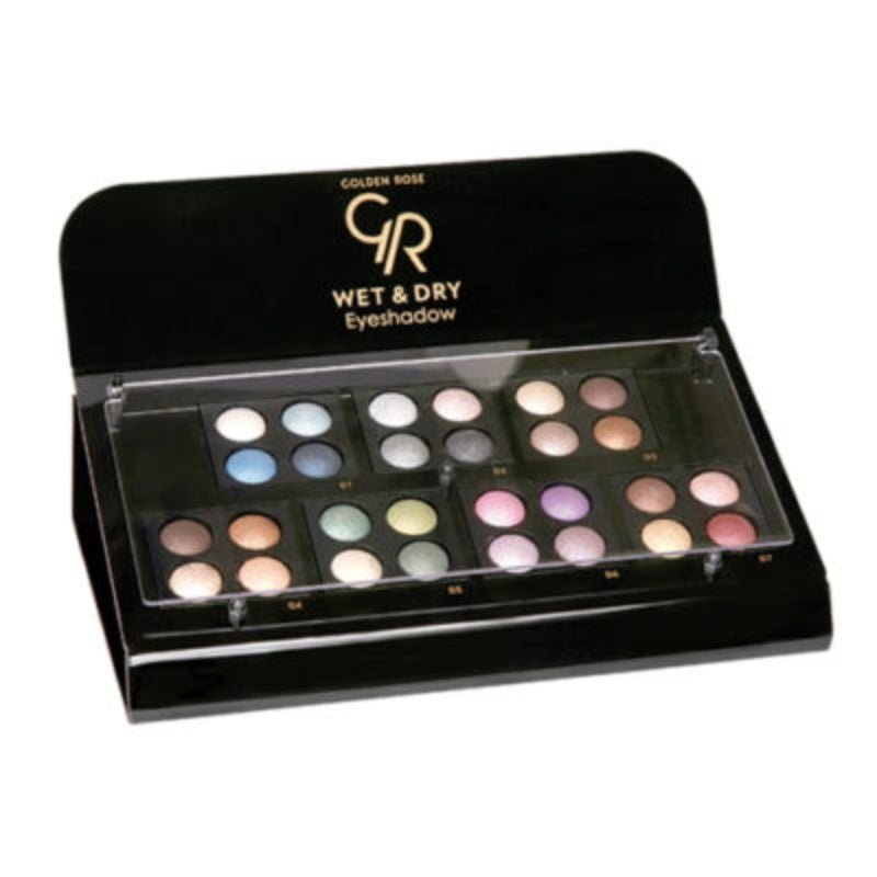 GR Wet & Dry Eyeshadow Display - KOOS • alles voor de kapper - Golden Rose - Displays