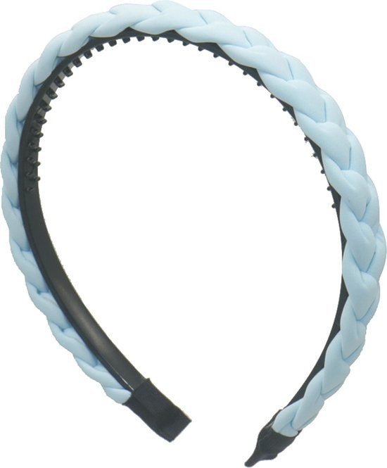 Haarband Braided 1.8cm Blue - KOOS • alles voor de kapper - KOOS - Haarbanden