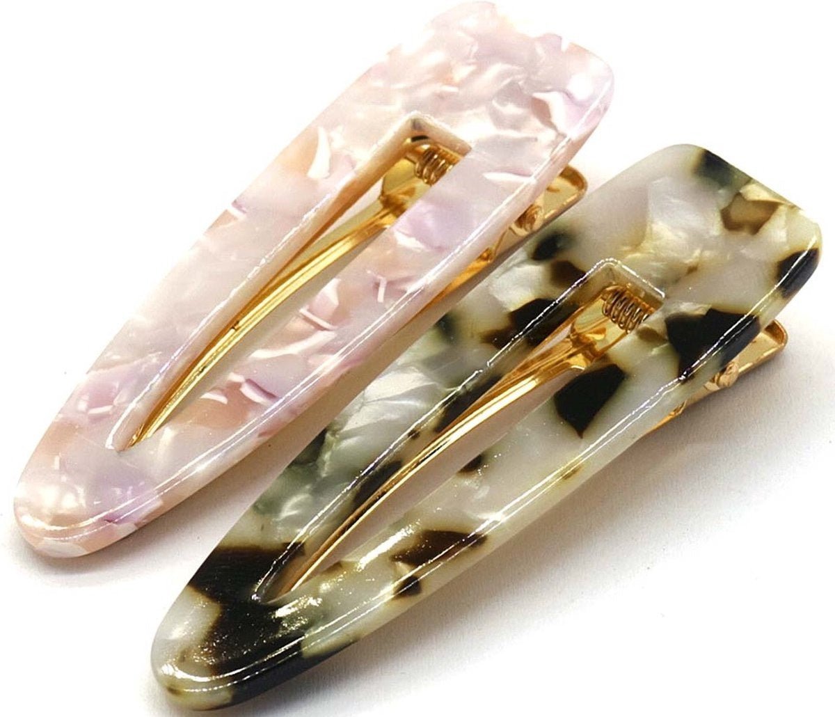 Haarclip Set Pink/Animal 7cm - KOOS • alles voor de kapper - KOOS - Haarmode