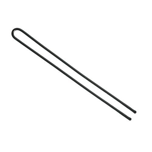Haardotspelden 65mm Zwart Kaart 50st - KOOS • alles voor de kapper - Sibel - Schuifjes & spelden