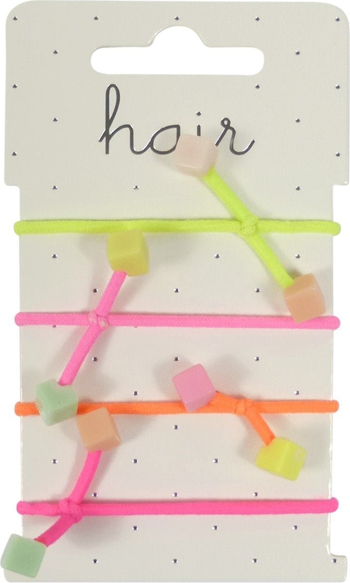 Haarelatiek neon blocks - KOOS • alles voor de kapper - KOOS - Elastiekjes