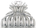 Haarklem fleur metal zilver - KOOS • alles voor de kapper - KOOS - Haarmode
