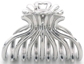 Haarklem fleur metal zilver - KOOS • alles voor de kapper - KOOS - Haarmode