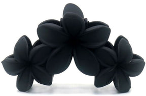 Haarklem flowers black 10cm - KOOS • alles voor de kapper - KOOS - Haarmode
