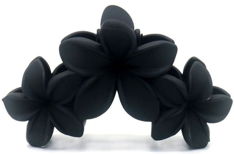 Haarklem flowers black 10cm - KOOS • alles voor de kapper - KOOS - Haarmode