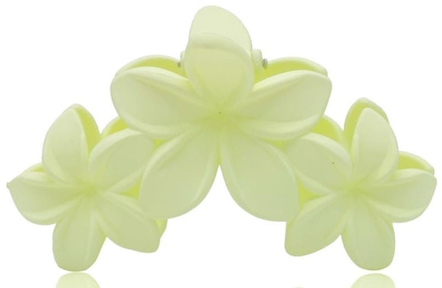 Haarklem flowers creme wit 10cm - KOOS • alles voor de kapper - KOOS - Haarmode