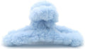 Haarklem fluffy blauw 12,5cm - KOOS • alles voor de kapper - KOOS - Haarmode