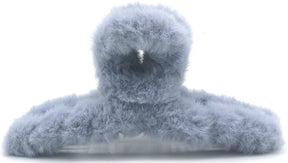 Haarklem fluffy grijs 12,5cm - KOOS • alles voor de kapper - KOOS - Haarmode