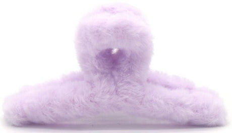 Haarklem fluffy lila 12,5 cm - KOOS • alles voor de kapper - KOOS - Haarmode