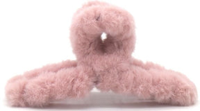 Haarklem fluffy roze 12,5cm - KOOS • alles voor de kapper - KOOS - Haarmode