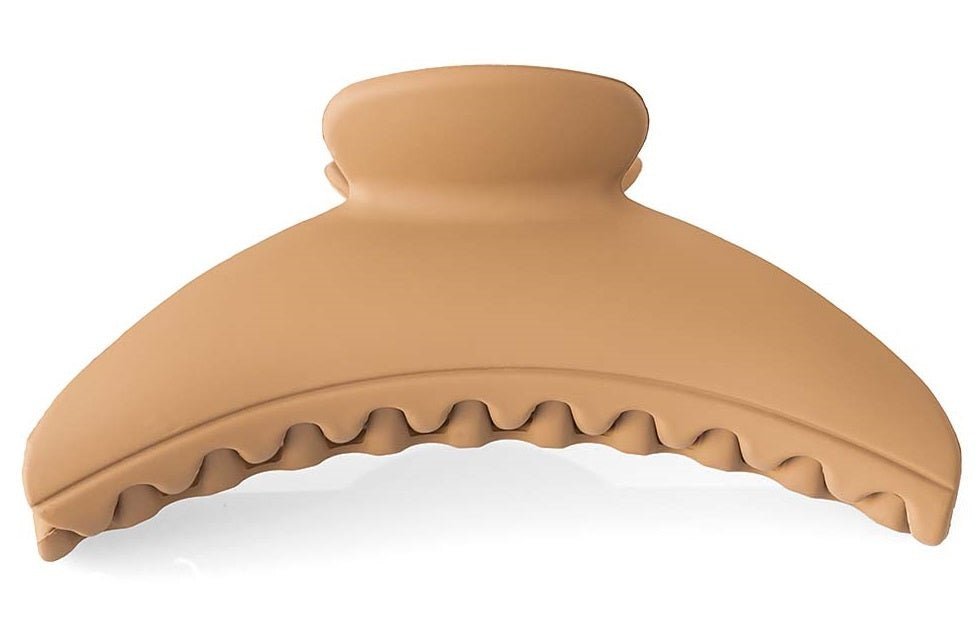 Haarklem rond camel 11,5 cm - KOOS • alles voor de kapper - KOOS - Haarmode
