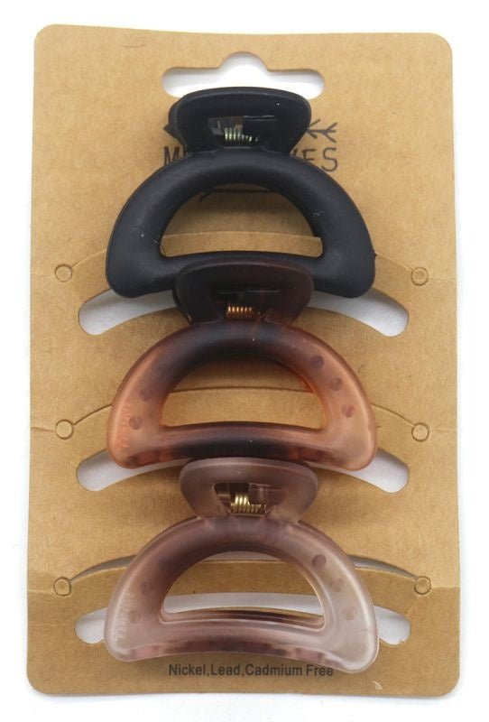 Haarklem set 3 stuks 4,5 cm rond - KOOS • alles voor de kapper - KOOS - Haarmode