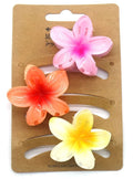 haarklem set 3 stuks kleurige bloemen - KOOS • alles voor de kapper - KOOS - Haarmode