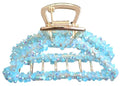 Haarklem sparkle 8cm turqoise - KOOS • alles voor de kapper - KOOS - Haarmode