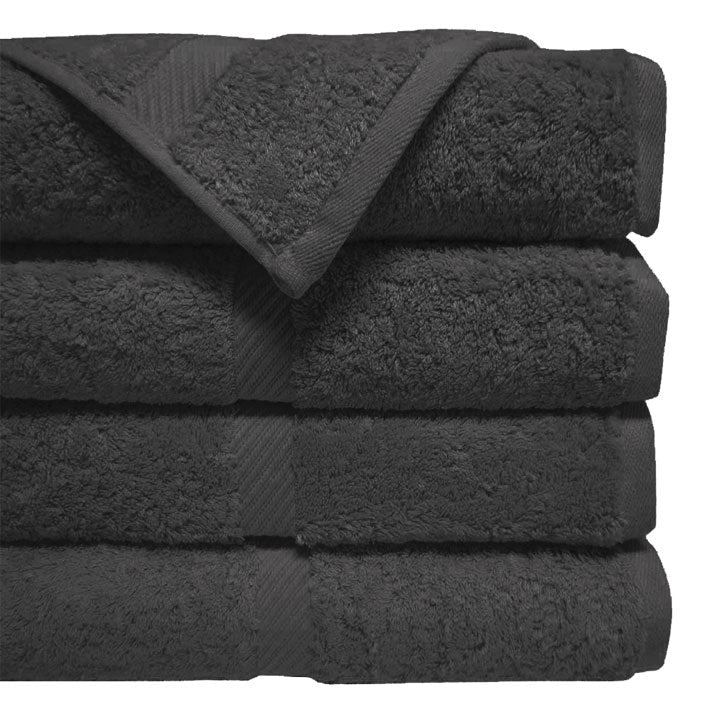 Handdoek 40x80cm Zwart 12st - KOOS • alles voor de kapper - Eurostil - Handdoeken