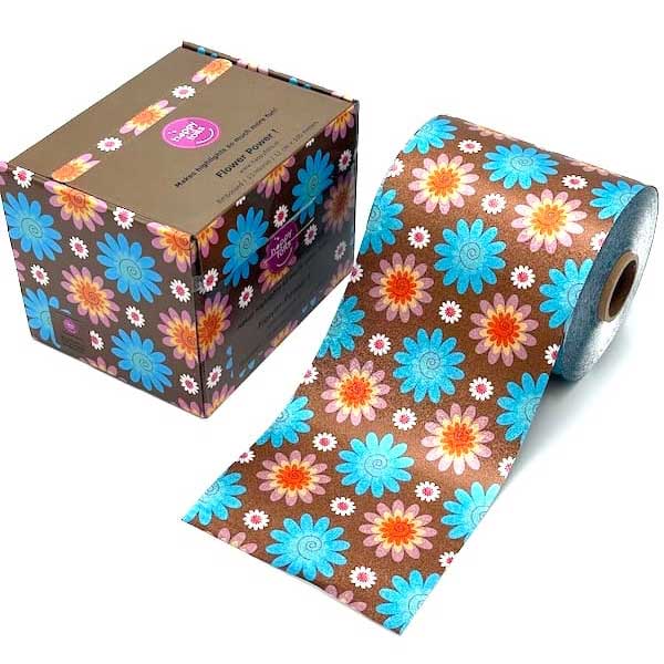 Happy Foils Flower Power Embossed Highlight Folie 100m - KOOS • alles voor de kapper - Happy Foils - Folies