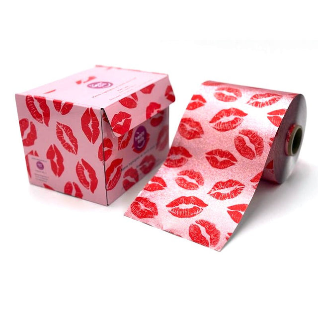 Happy Foils Red Lips Embossed Highlight Folie 100m - KOOS • alles voor de kapper - Happy Foils - Folies