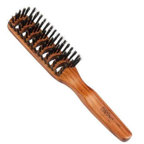 Houten heren borstel wildzwijn haar 7 rij - KOOS • alles voor de kapper - Eurostil - Haarborstels