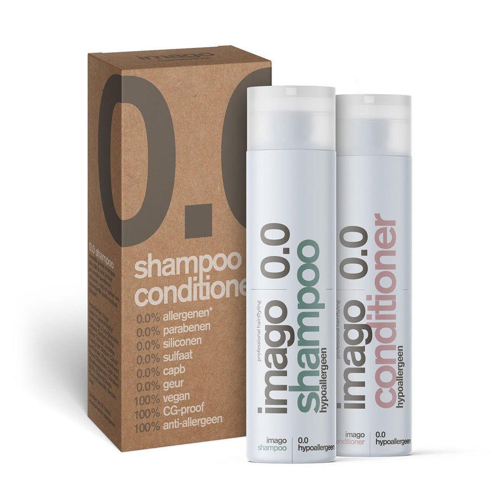 Imago 0.0 Set Shampoo & Conditioner 2x250ml - KOOS • alles voor de kapper - Imago - Hoofdhuidproblemen