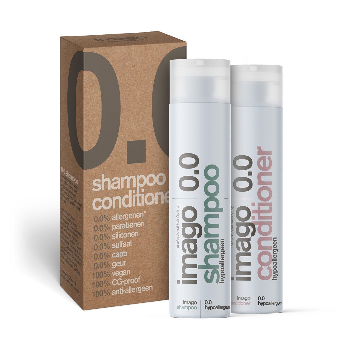 Imago 0.0 Set Shampoo & Conditioner 2x250ml - KOOS • alles voor de kapper - Imago - Hoofdhuidproblemen