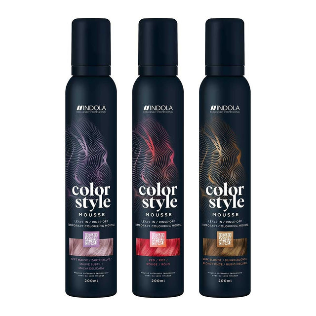 Indola Color Style Mousse 200ml - KOOS • alles voor de kapper - Indola - Color mousse