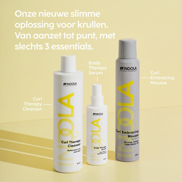 Indola Curl Therapy Cleanser 300ml - KOOS • alles voor de kapper - Indola - Krullen