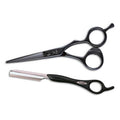 Joewell X-set Black 5.75 + gratis Feather mes - KOOS • alles voor de kapper - Joewell - Kappersschaar