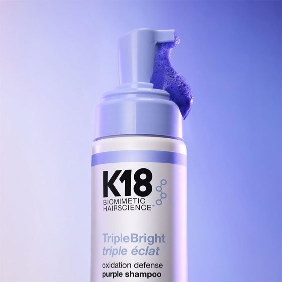 K18 TripleBright Purple Shampoo 125ml - KOOS • alles voor de kapper - K18 - Shampoo