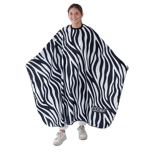 Kaplaken Eurostil Zebra - KOOS • alles voor de kapper - Eurostil - Kapmantels