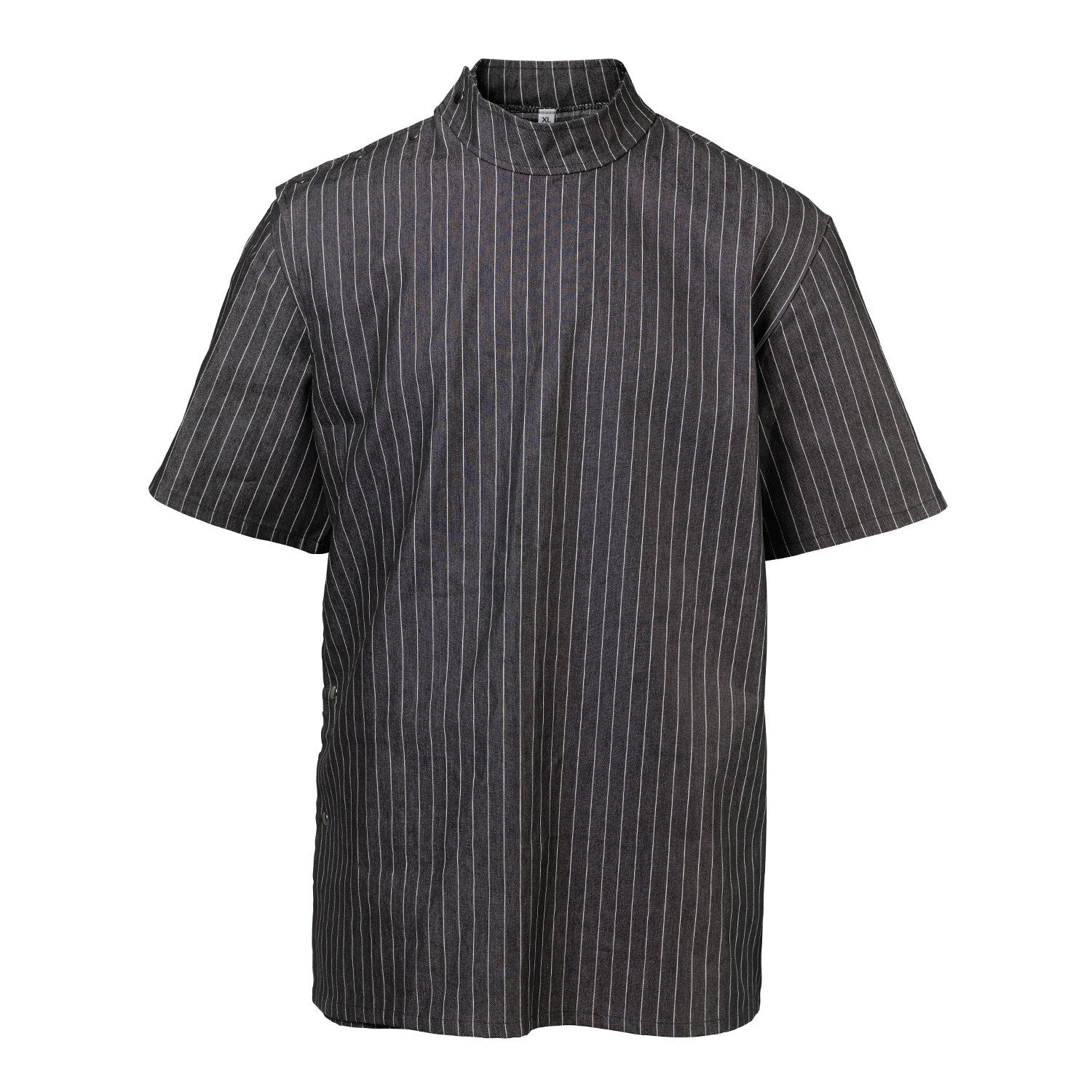 Kappersjas Barbier Gestreept Zwart XL - KOOS • alles voor de kapper - KOOS - Kappersbenodigdheden