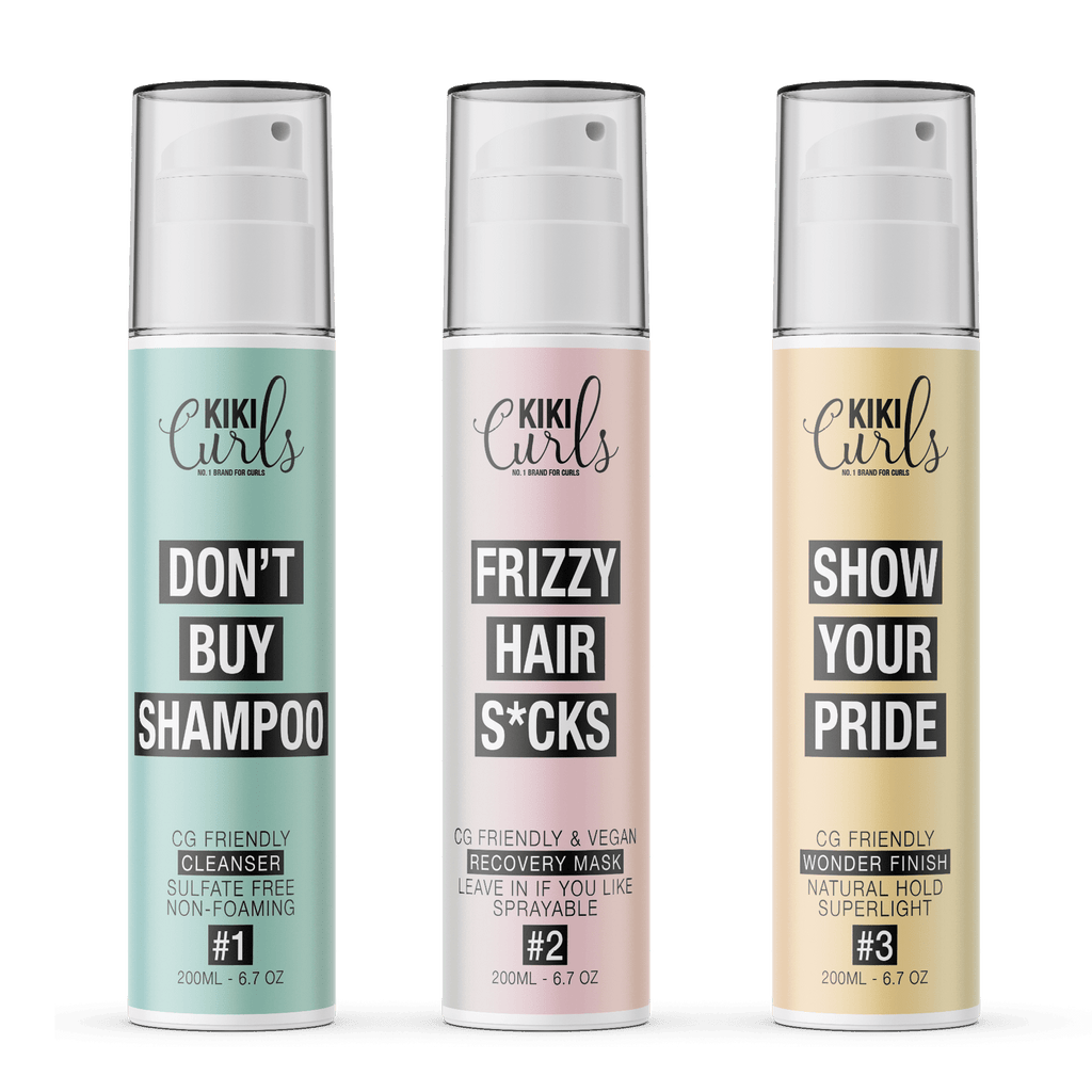 Kiki Curls Heaven in a Box 3x200ml - KOOS • alles voor de kapper - Kiki Curls - Krullen