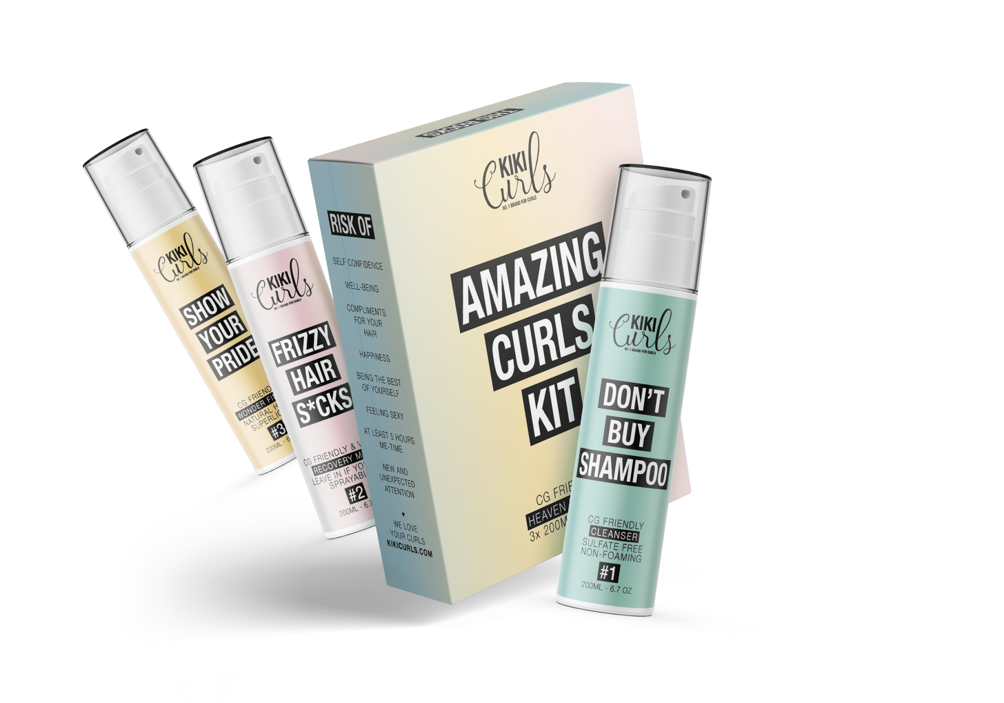 Kiki Curls Test Pakket - KOOS • alles voor de kapper - Kiki Curls -