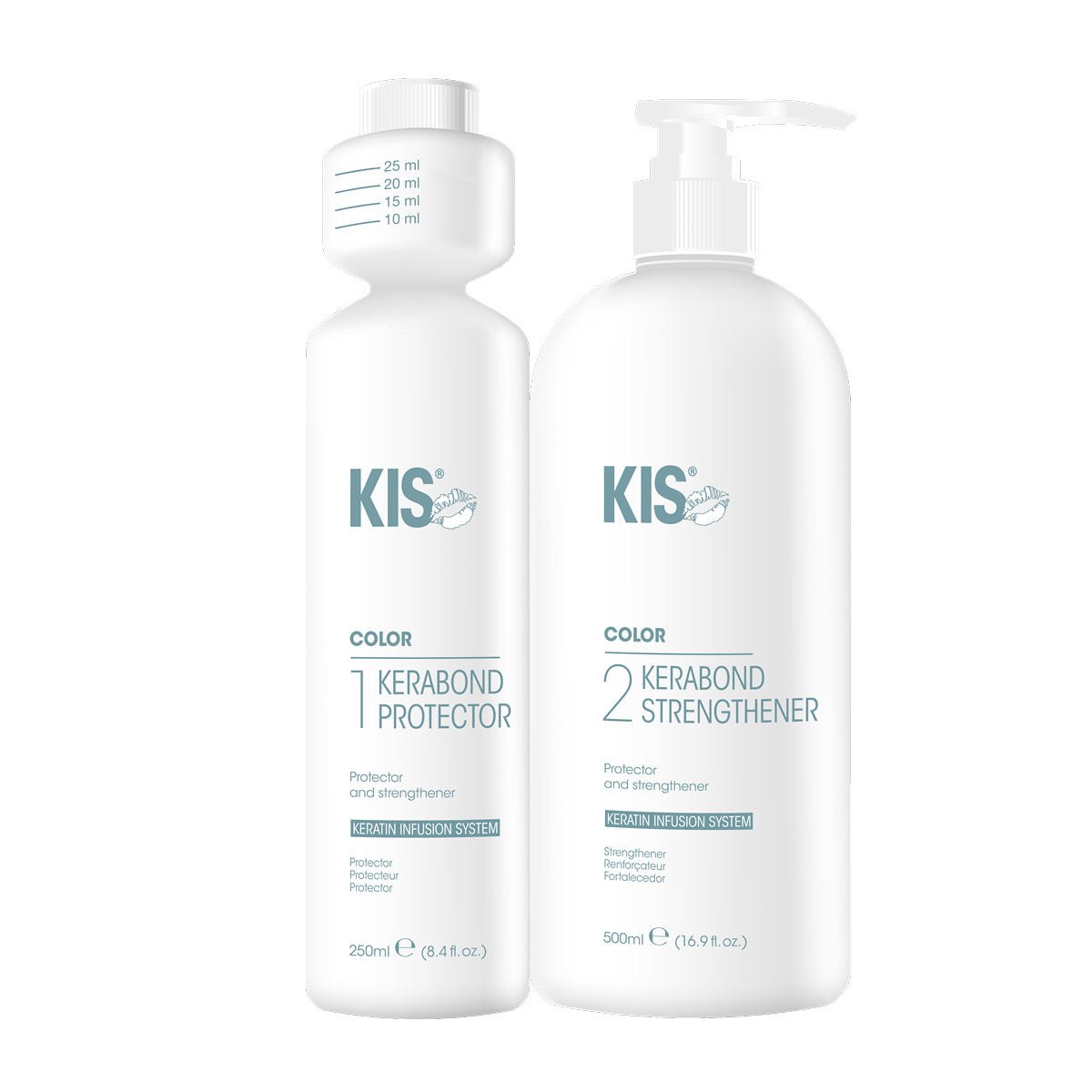 KIS KeraBond Set Step1 250ml - Step 2 500ml - KOOS • alles voor de kapper - KIS - Plex & Bond