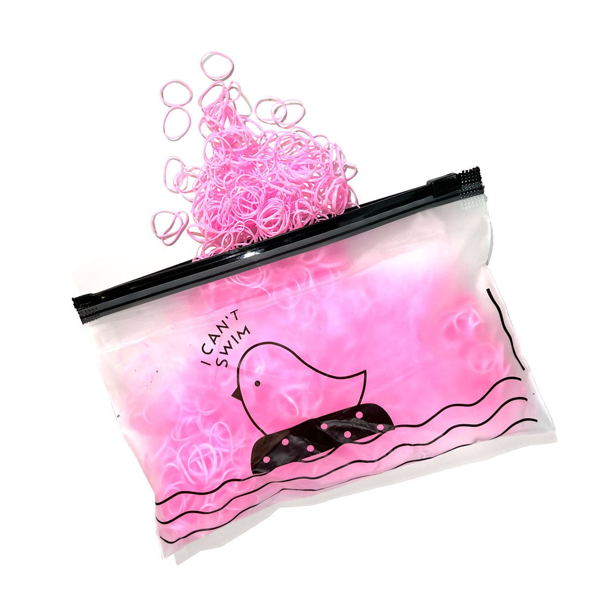 KOOS I Can’t Swim Elastiekjes Klein 1000st - KOOS • alles voor de kapper - KOOS - Elastiekjes