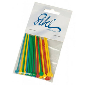 Kunststof Stekers Assorti 20st - KOOS • alles voor de kapper - Sibel - Rollers & stekers