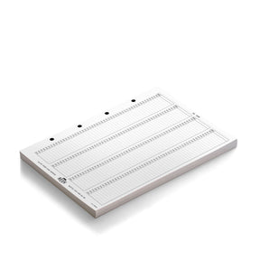 KvdB Vulling Afsprakenbladen 4 Koloms A4 100 vel - KOOS • alles voor de kapper - KOOS - Planners