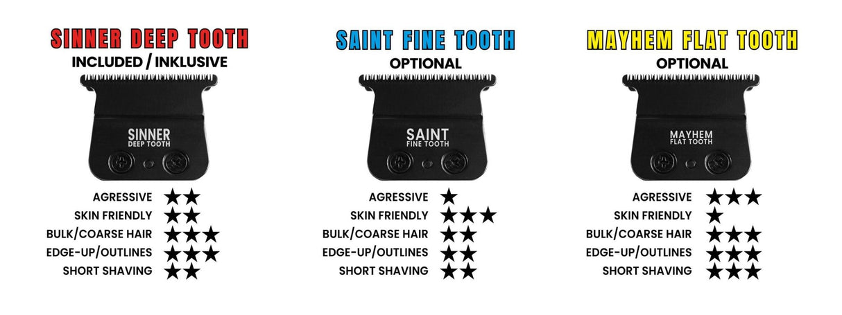 Kyone Saint Fine Tooth Mesblad - KOOS • alles voor de kapper - Kyone - Mesbladen