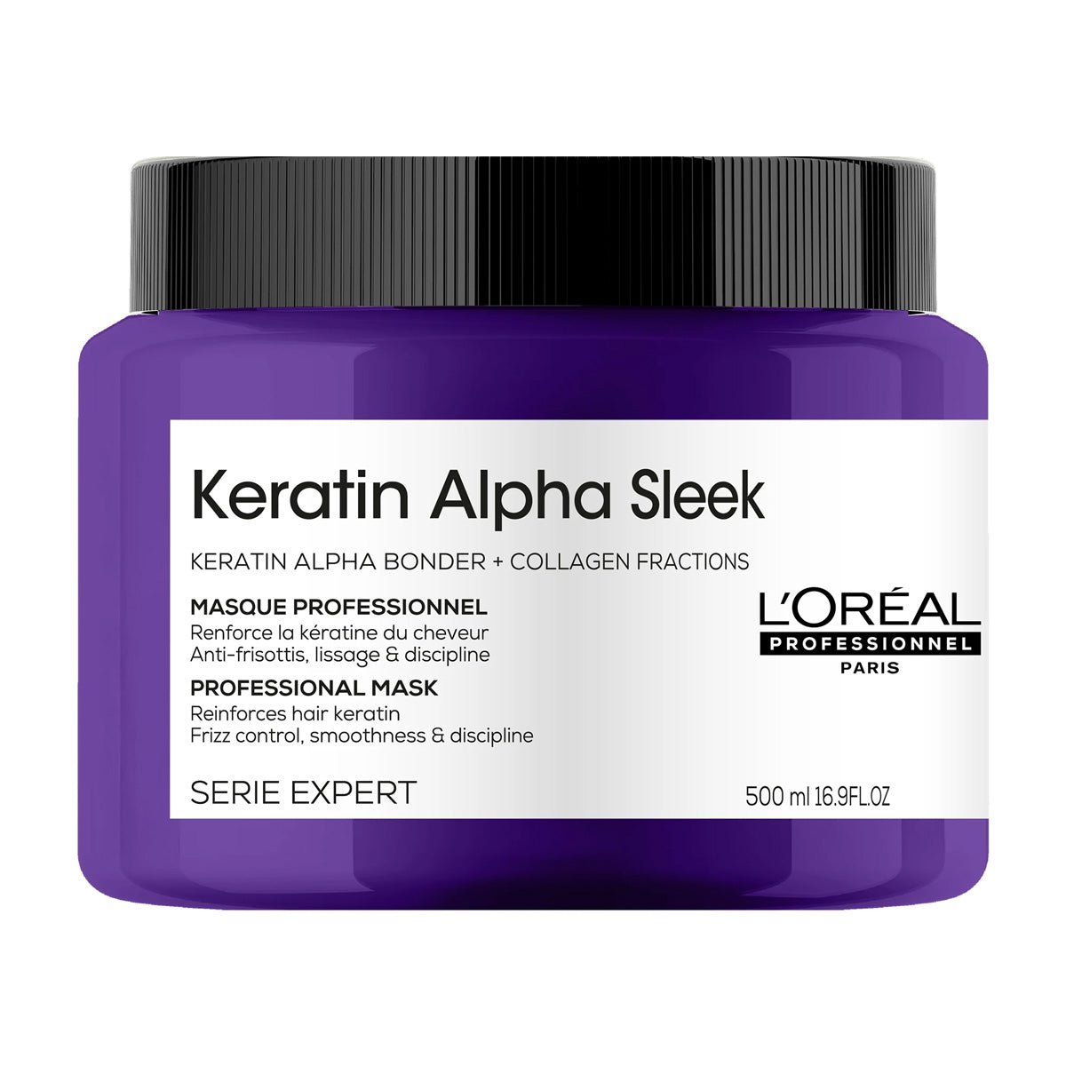 Loreal SE Keratin Alpha Sleek Mask - KOOS • alles voor de kapper - Loreal - Haarmasker