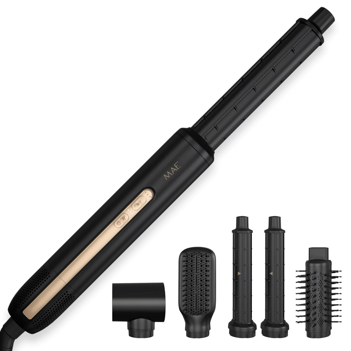 MAE Airstyler II Zwart - KOOS • alles voor de kapper - MAE - Krulborstels