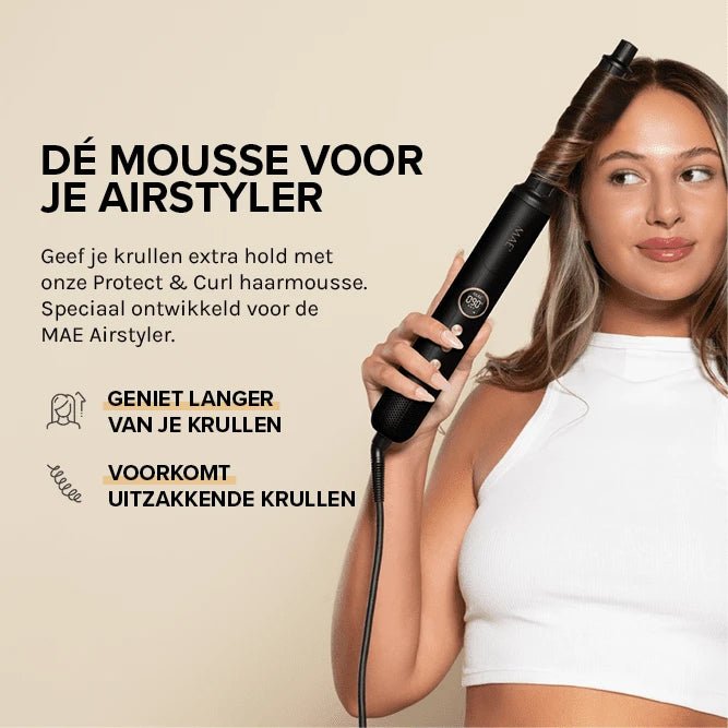 MAE Protect & Curl Mousse 300ml - KOOS • alles voor de kapper - MAE - Mousse