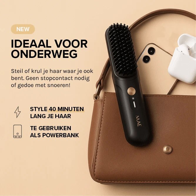 MAE Touch Up Draadloze Stijlborstel - KOOS • alles voor de kapper - MAE - Electra overige