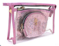 Make-up tasje shiny pink-transparant - KOOS • alles voor de kapper - KOOS - Etuis