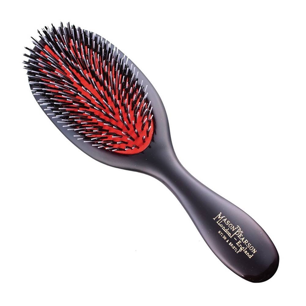 Mason Pearson Borstel Handy Bristle & Nylon BN3 Dark Ruby - KOOS • alles voor de kapper - Mason Pearson - Haarborstels