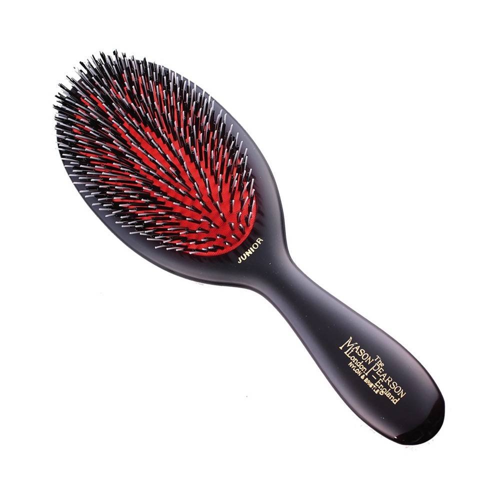 Mason Pearson Borstel Junior Bristle & Nylon BN2 Dark Ruby - KOOS • alles voor de kapper - Mason Pearson - Haarborstels