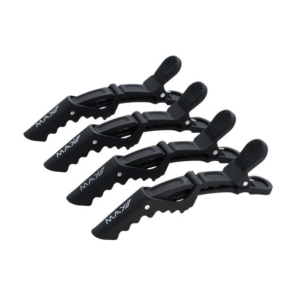 Max Pro Grip Clips 4st - KOOS • alles voor de kapper - Max Pro - Verdeelklemmen
