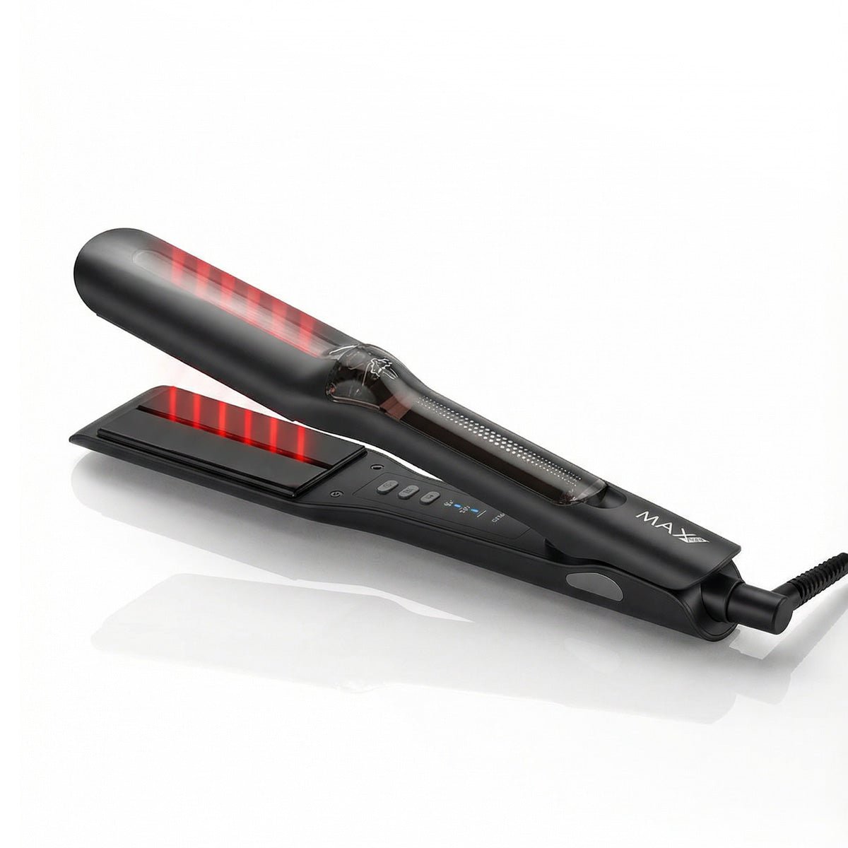 Max Pro Infra Steam Straightener - KOOS • alles voor de kapper - Max Pro - Stijltangen